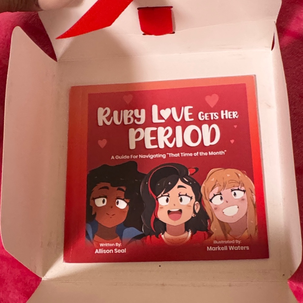 ⚡️4/$15 NWT!! Ruby Love Gets Her Period Book